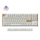 Keychron K8 HE Hall Effect mechanical keyboard with wooden accents — Web by Varis toolkit pick