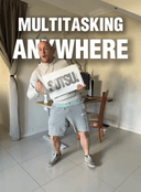 Sotsu portable external monitor for laptops — compact travel display on a creator desk